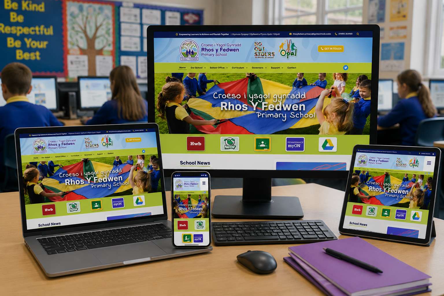 Rhos Y Fedwen Primary School screenshot
