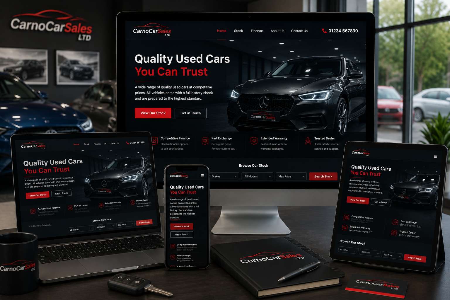 Carno Car Sales Ltd screenshot